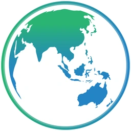 Asia Pacific globe